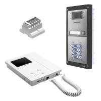 Videx CVKC4K 4000 Series 1 Button, Flush Mounted Colour Video Intercom Kit & Keypad With 6256 Handset(s)